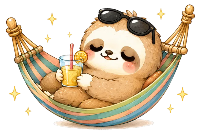 先延ばし王ナマケモノ