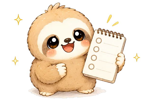 リスト作りナマケモノ