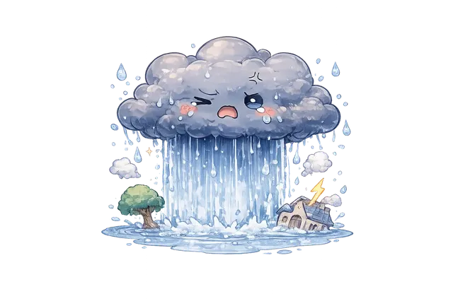 ゲリラ豪雨バグ