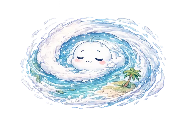 台風の目でなぜか平和バグ