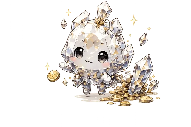 小銭クリスタル