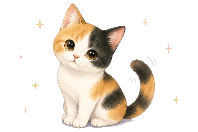 きまぐれ三毛猫