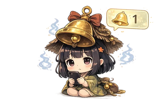 通知待機うさぎ