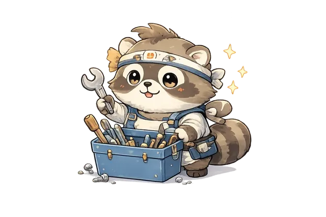 工具箱タヌキ